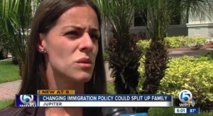 Lourdes Casanova on WPTV discussing immigration policy